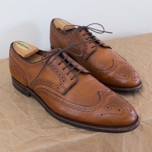Allen Edmonds Lombard 10.5 D Walnut/Light Brown